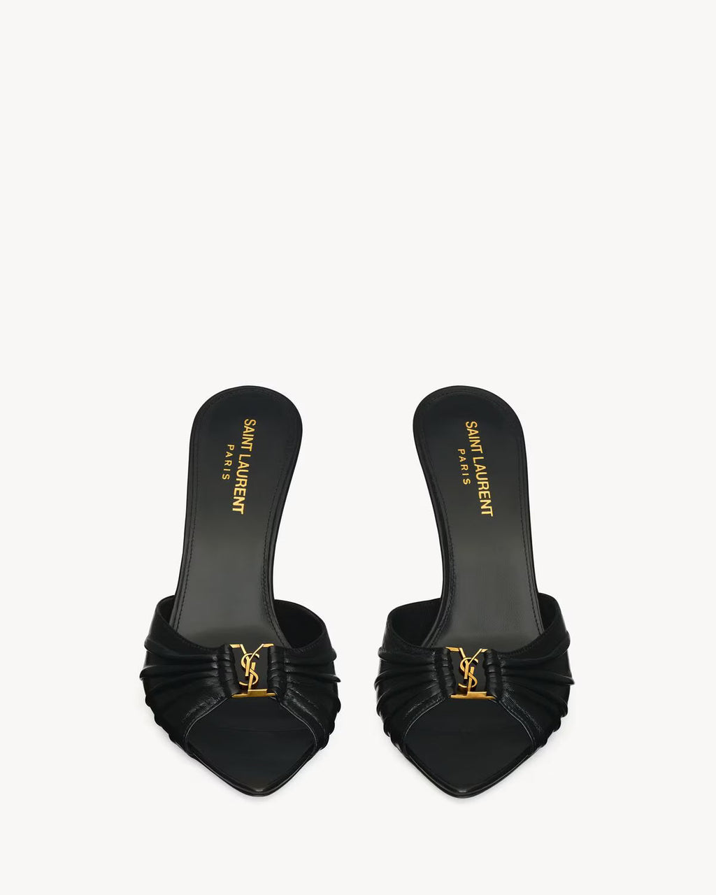 BABYLONE mules in smooth leather