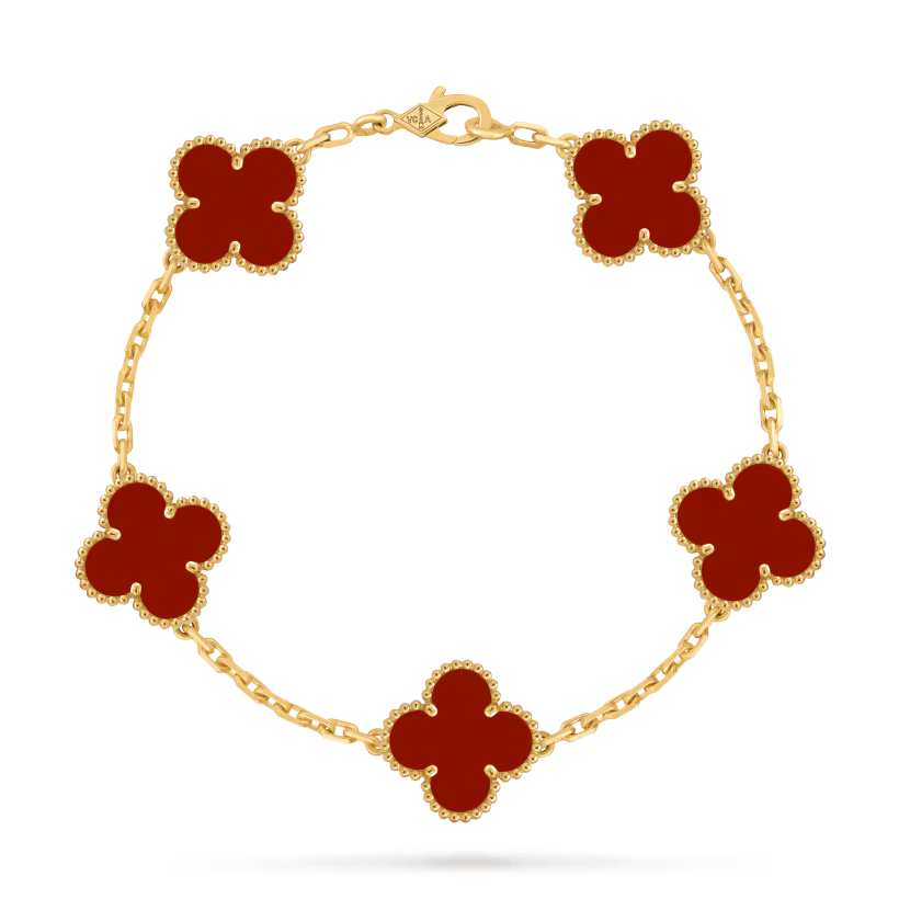 Vintage Alhambra bracelet, 5 motifs