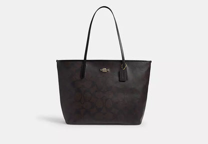 Large City Tote Bag In Maxi Signature Canvas