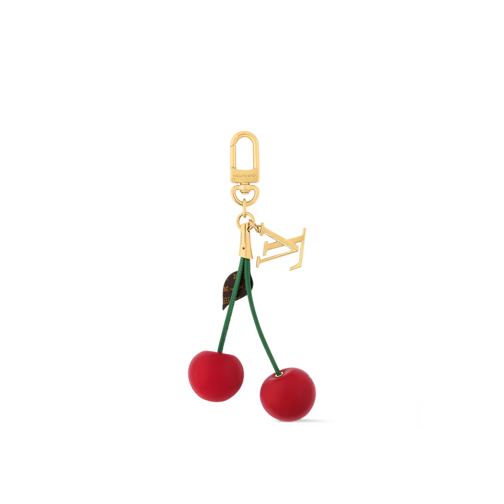 LV x TM Cerise Bag Charm With Box