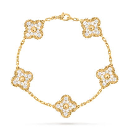 Vintage Alhambra bracelet, 5 motifs