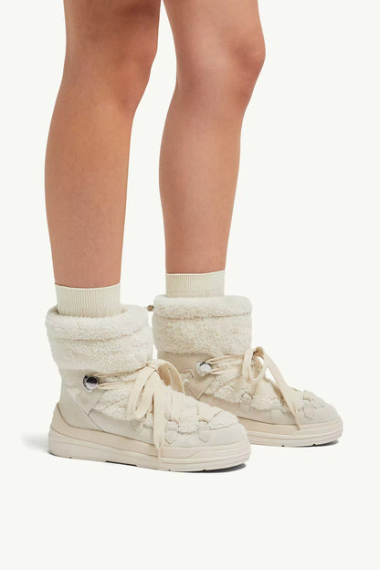 Insolux Faux Fur & Suede Snow Boots